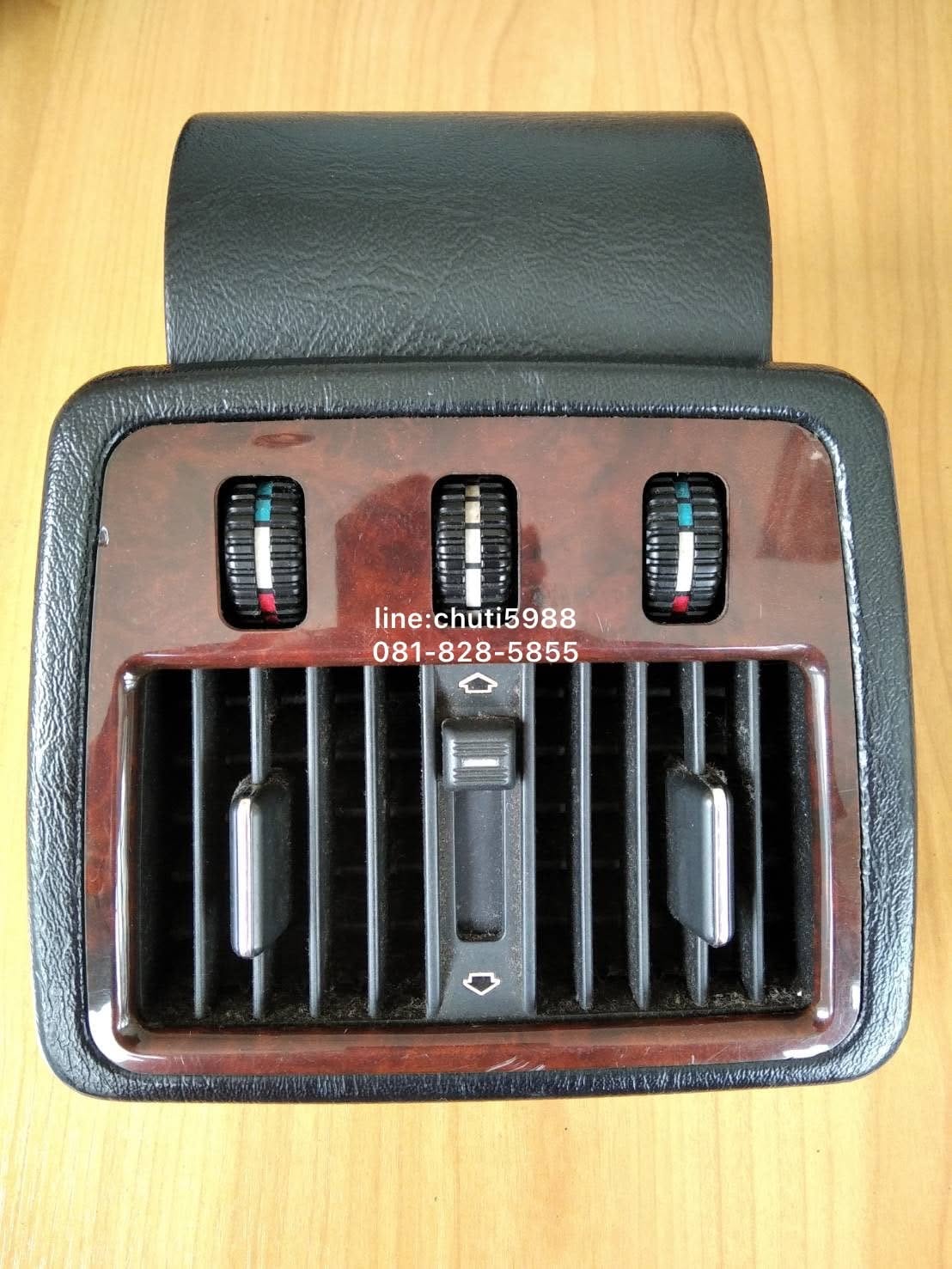 ช่องแอร์หลัง W140 ลายไม้ (OEM แท้)